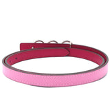 Chaine Medor Belt Buckle & Reversible Leather Strap 13 Mm Pink 70