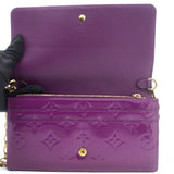 Auth Monogram Vernis Portefeuille Sarah Chain Bag