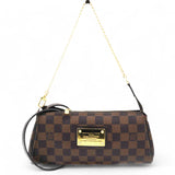 Damier Ebene Eva Clutch Brown