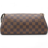 Damier Ebene Eva Clutch Brown