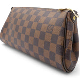 Damier Ebene Eva Clutch Brown