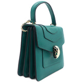 Calfskin Serpenti Forever Top Handle Green