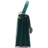 Calfskin Serpenti Forever Top Handle Green