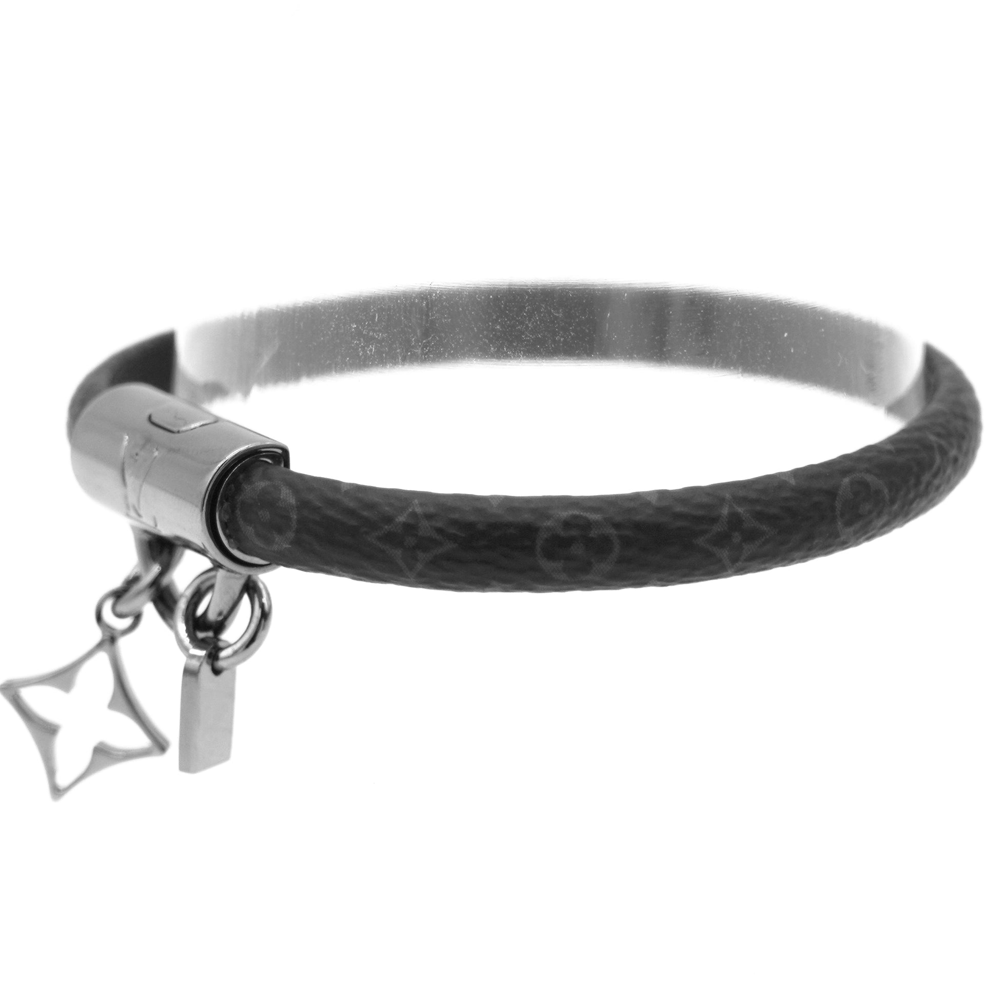 Shop Louis Vuitton MONOGRAM 2022 SS Leather bracelet eclipse by