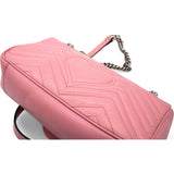 Matelasse GG Marmont Shoulder Bag Wild Rose Small