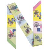 Silk Twilly Scarf Multicolor