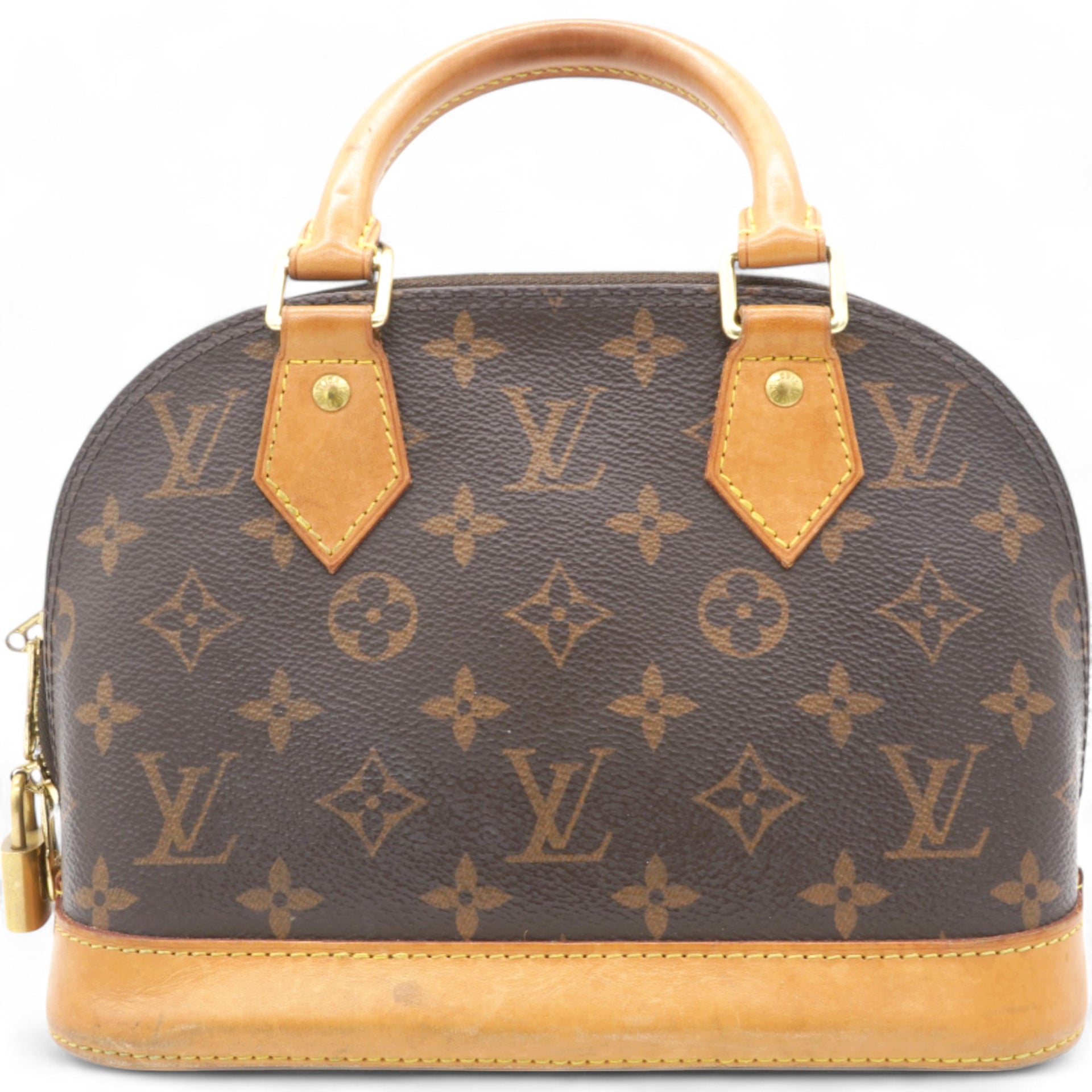 Monogram Canvas Alma BB Brown