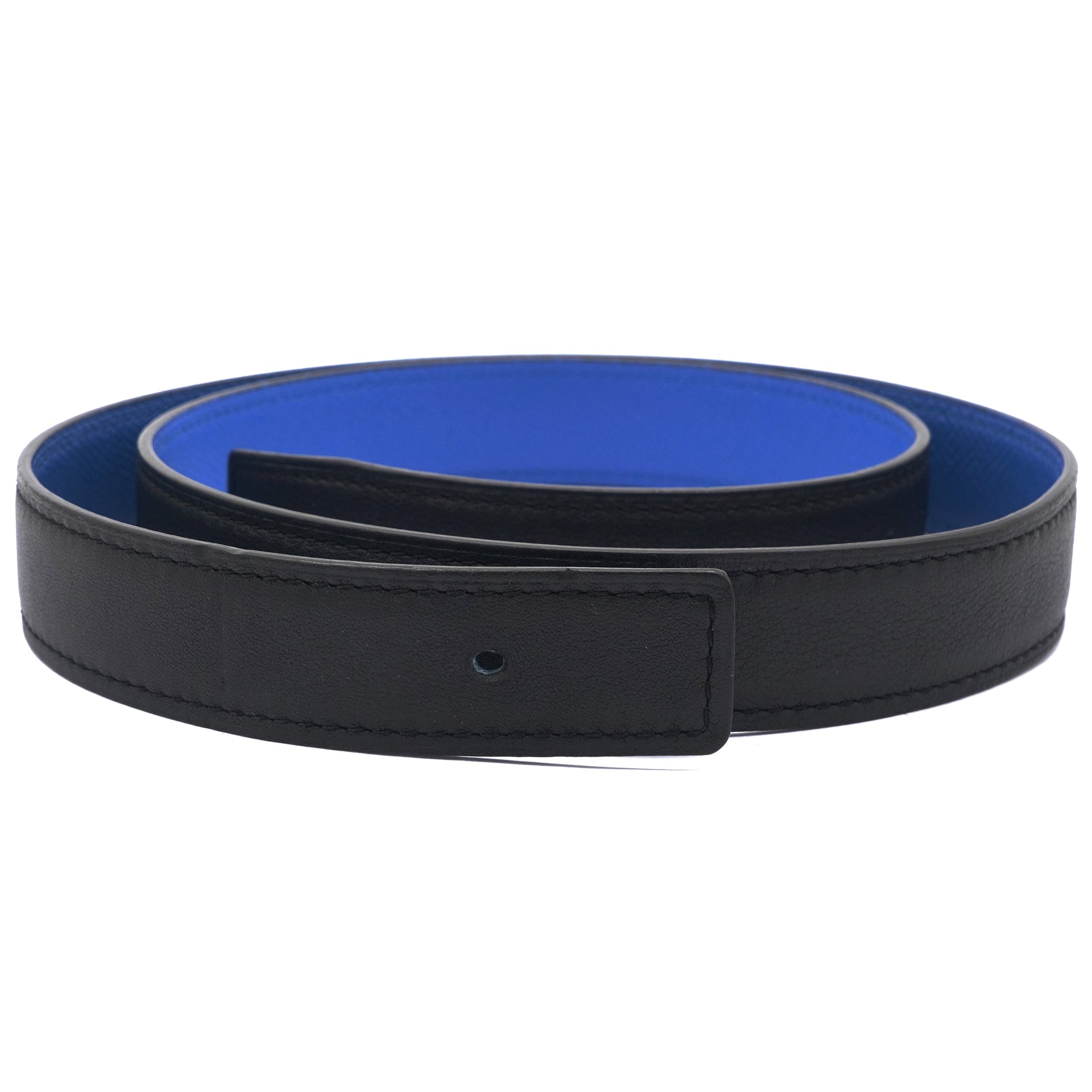 Reverse 24mm Heritage Belt 80 Black/Blue