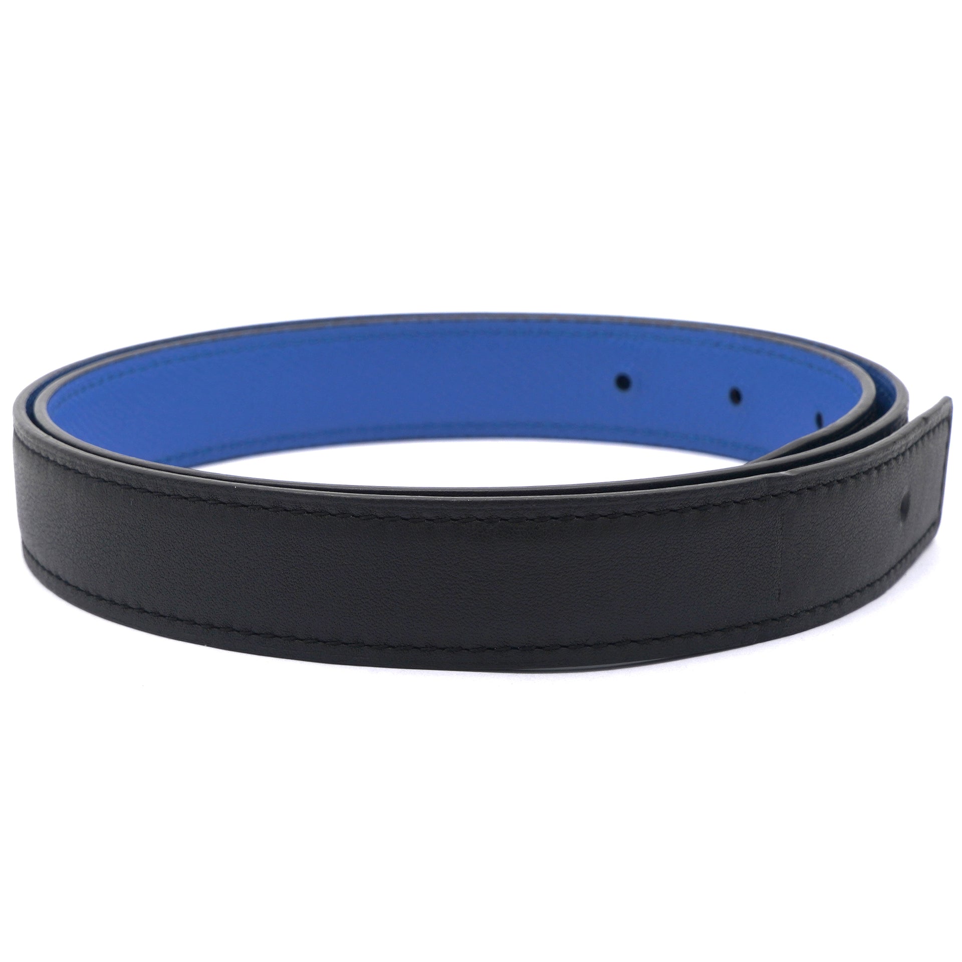 Reverse 24mm Heritage Belt 80 Black/Blue