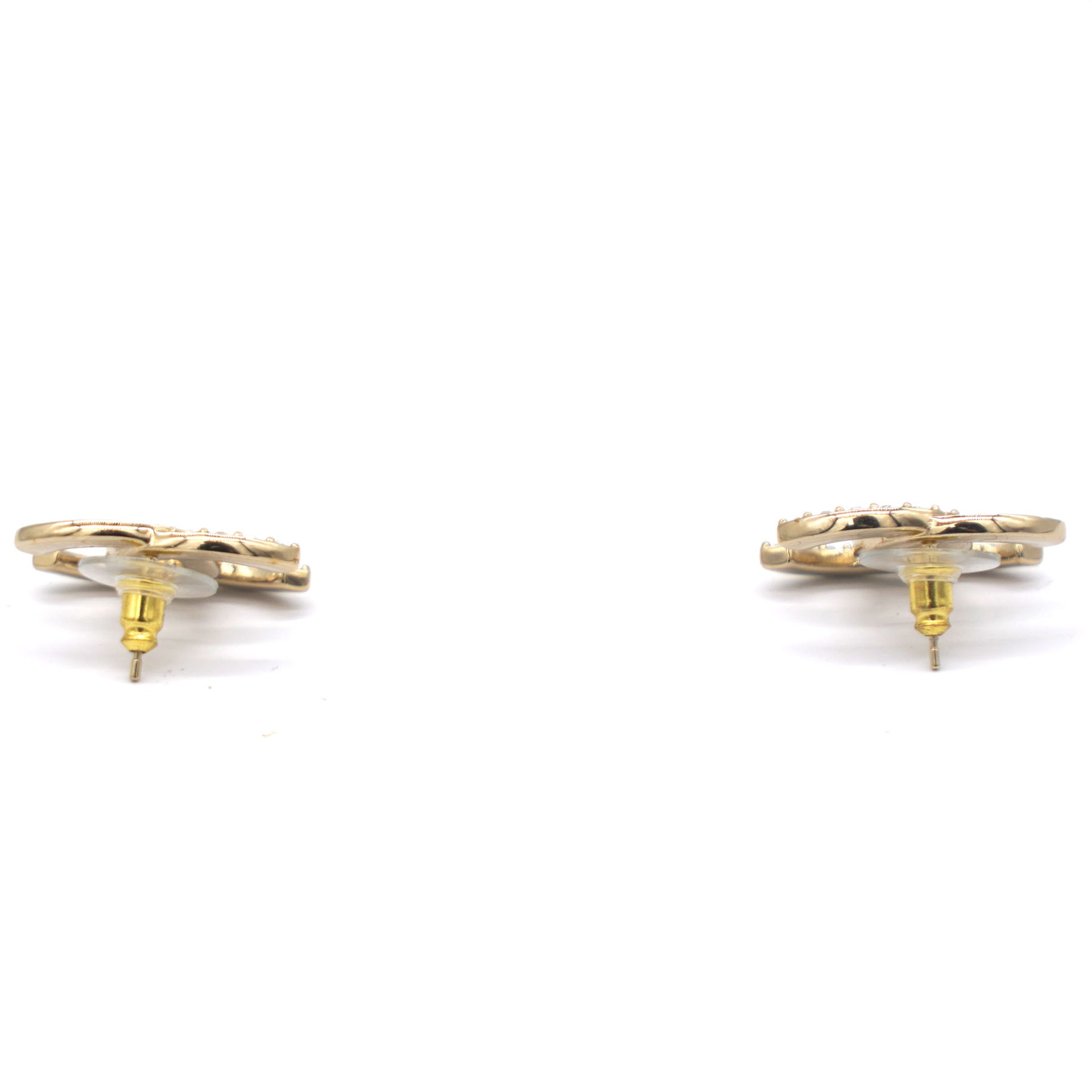 CC Gold Tone Earrings