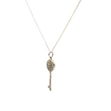 Keys Daisy Key Silver Pendant Necklace