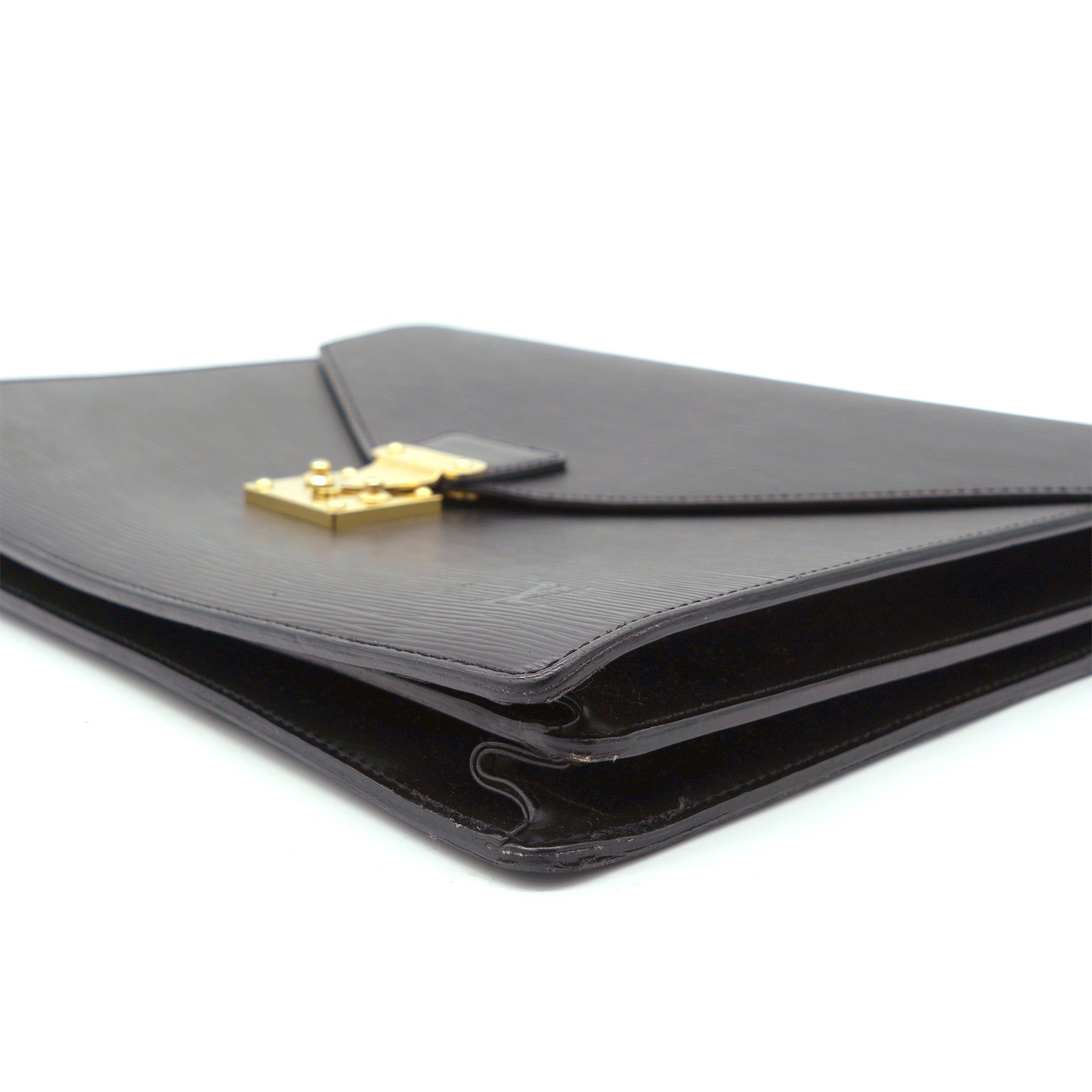 Louis Vuitton Epi Leather Medium Ambassador Briefcase Black - Shop Linda's  Stuff