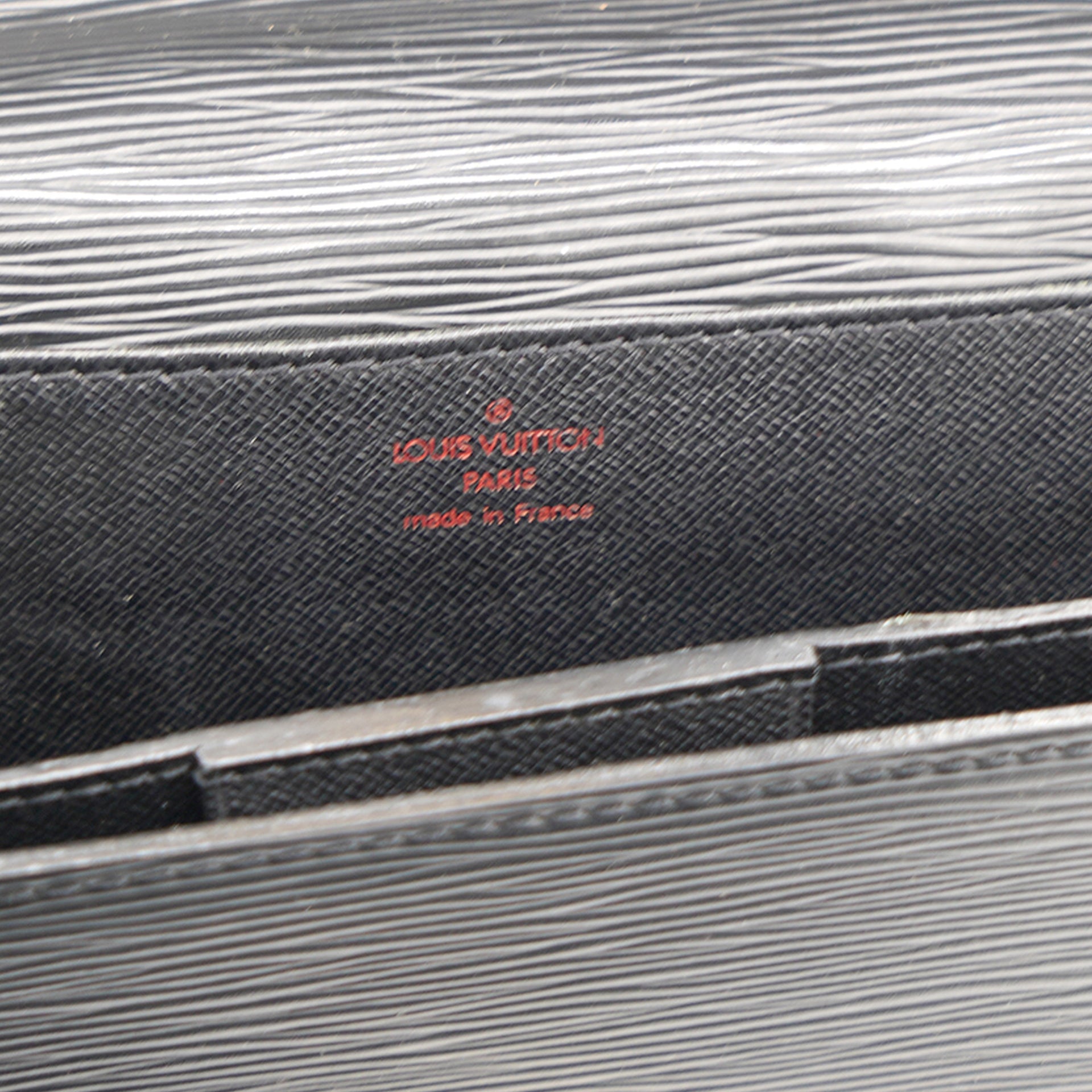 Louis Vuitton Epi Leather Ambassador Briefcase Black
