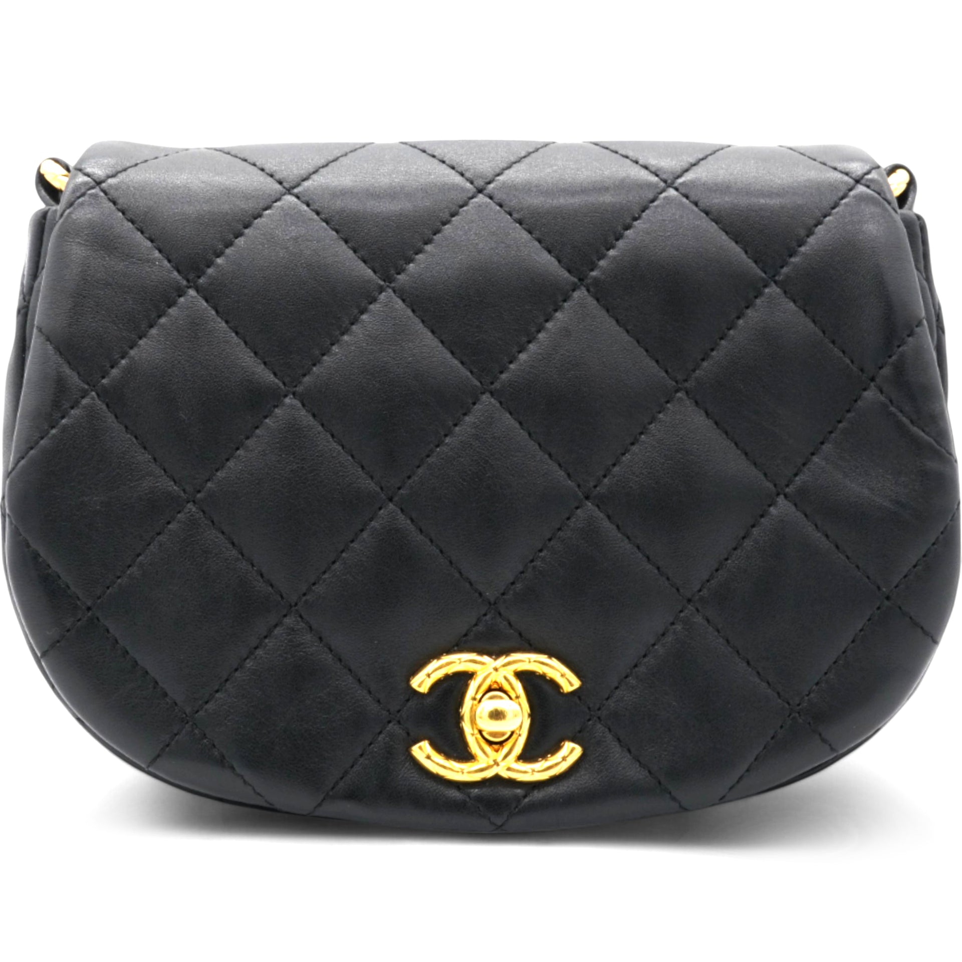 Calfskin Coco Mali Crossbody Bag Black