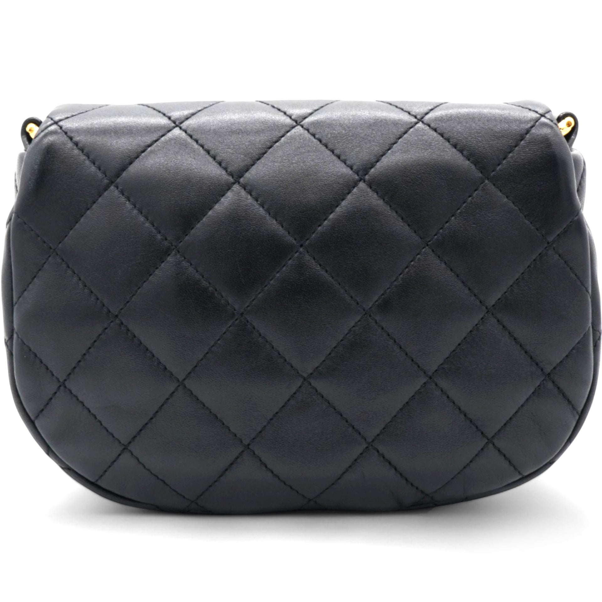 Calfskin Coco Mali Crossbody Bag Black