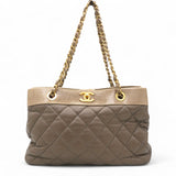 Calfskin Quilted Medium Soft Elegance Tote