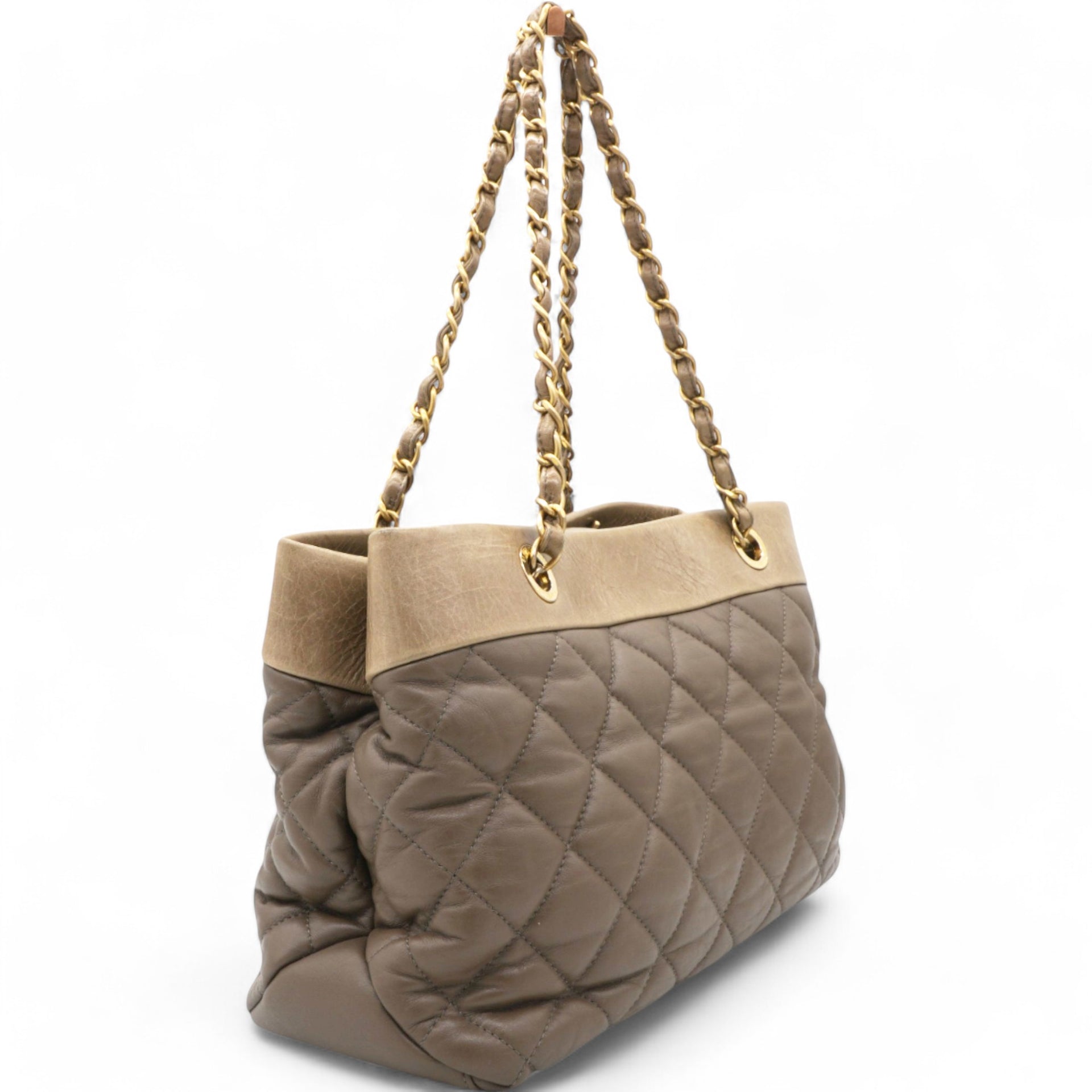 Calfskin Quilted Medium Soft Elegance Tote