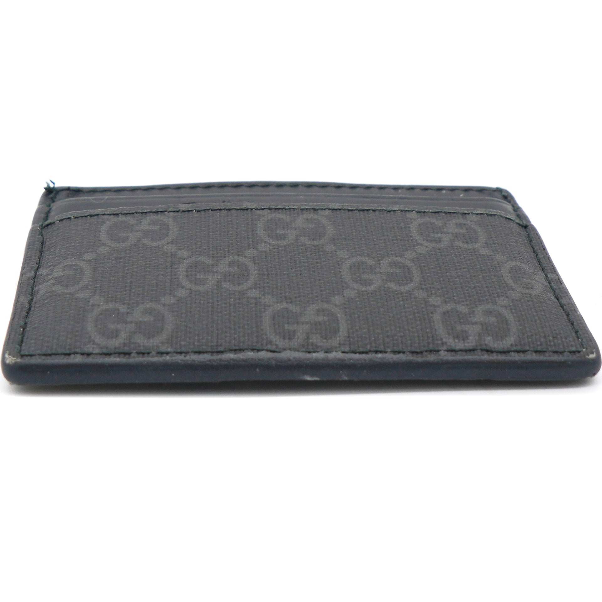 Gucci - Black Kingsnake GG Supreme Leather Card Holder - Men'S -  Leather/Canvas for Men