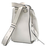 White Hammock Leather Shoulder Bag