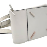 White Hammock Leather Shoulder Bag