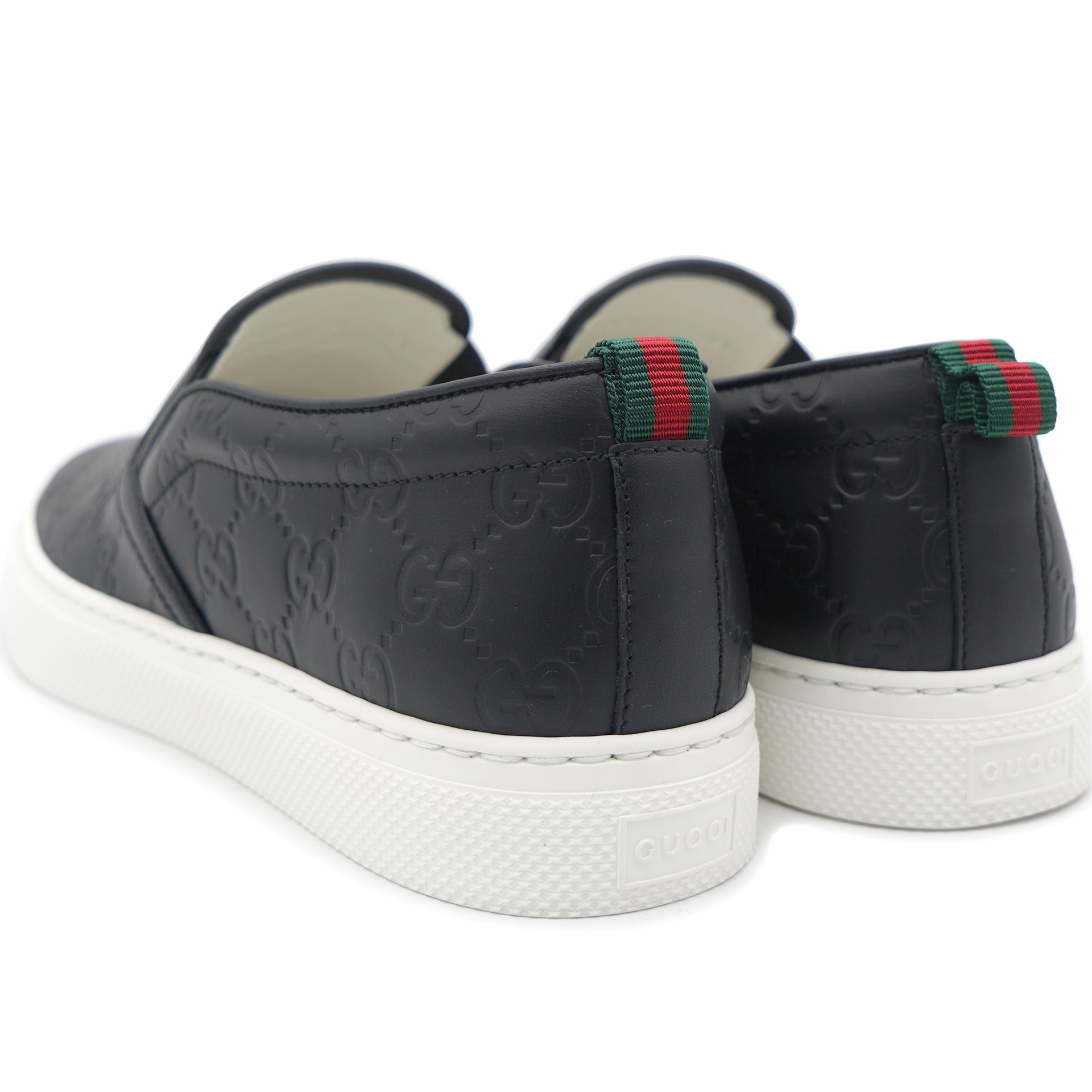 Gucci Guccissima Leather Slip on Sneakers