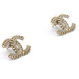 Classic CC Turnlock Earrings Gold