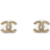 Classic CC Turnlock Earrings Gold