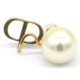 Pearl/Metal Earrings, Gold（Single piece）