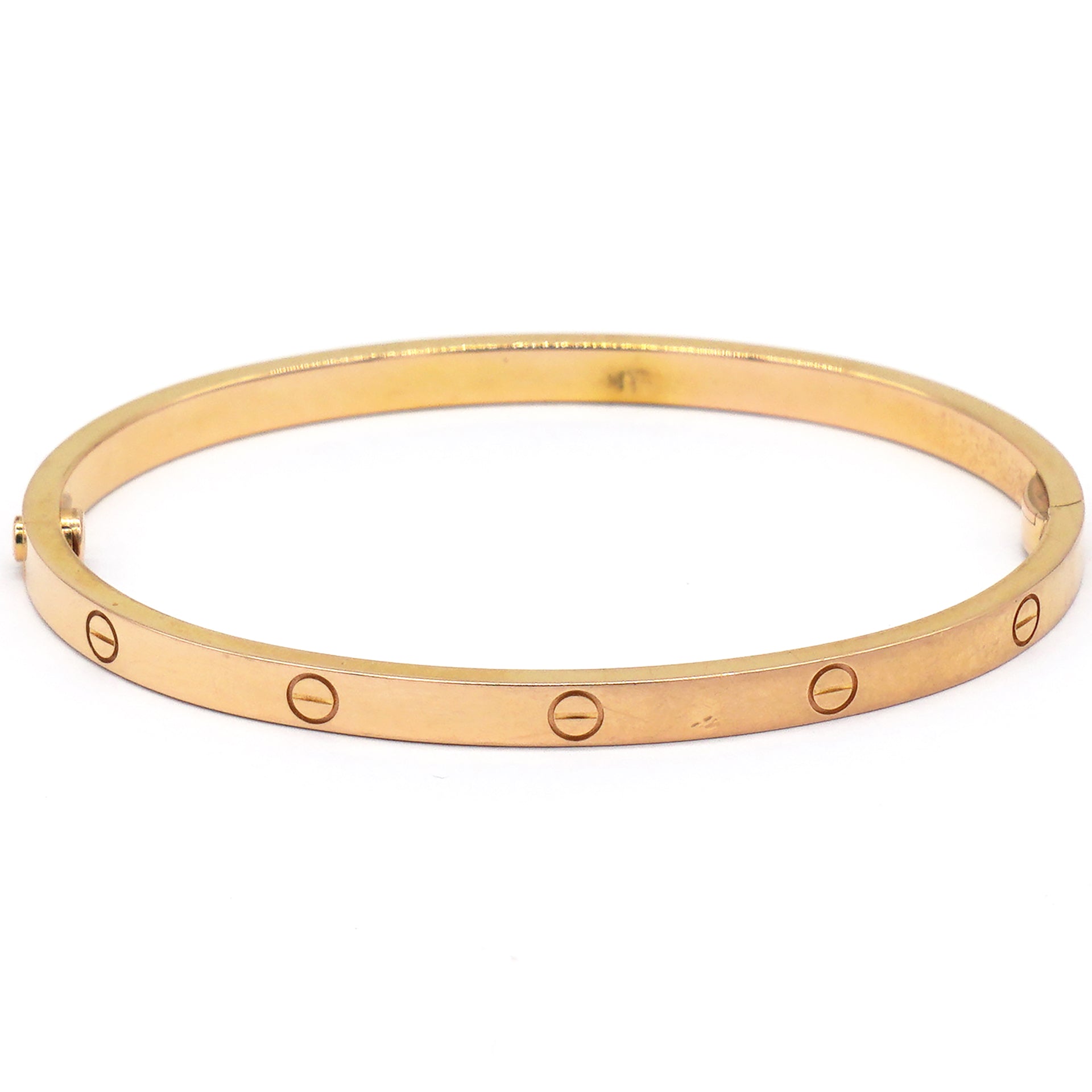 18k Rose Gold Love Slim Size 16