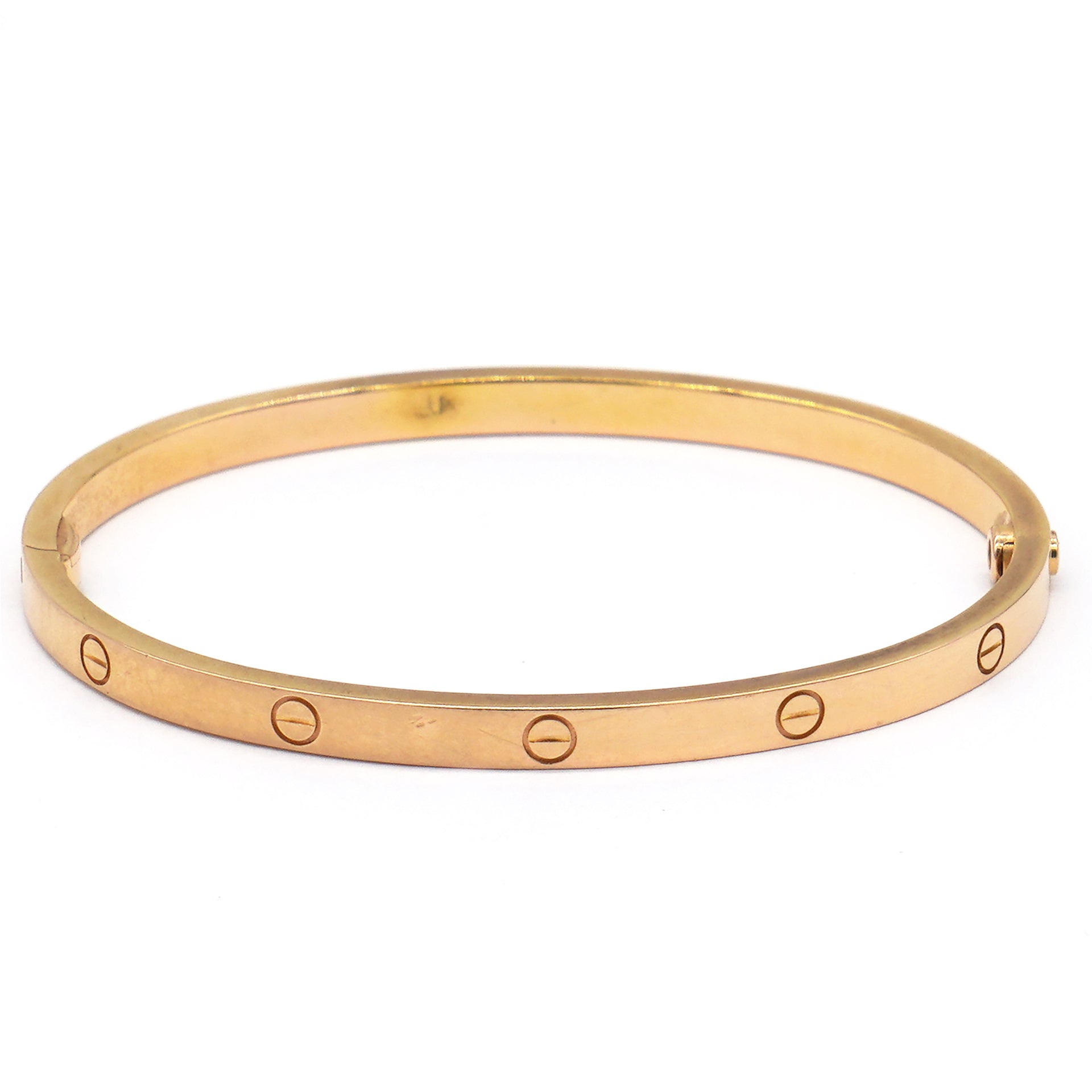 18k Rose Gold Love Slim Size 16