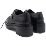Calfskin First Derby Shoes  Black Size 39