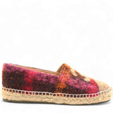 Tweed CC Espadrilles Brown Pink Size37