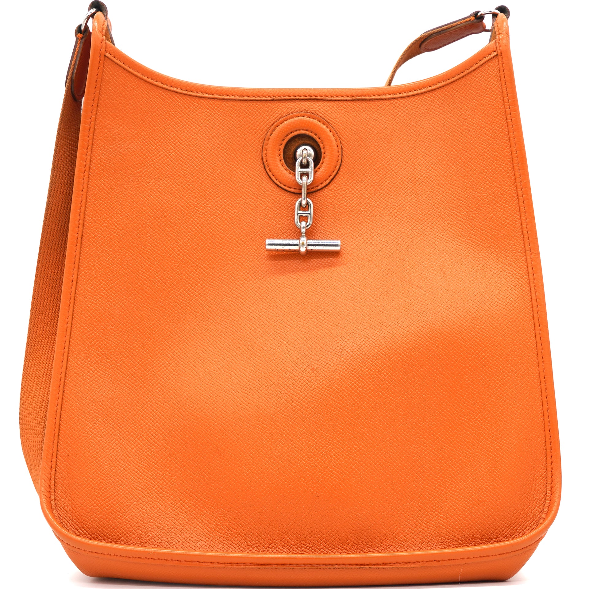 Hermes Vespa Handbag Epsom TPM Orange 4762989