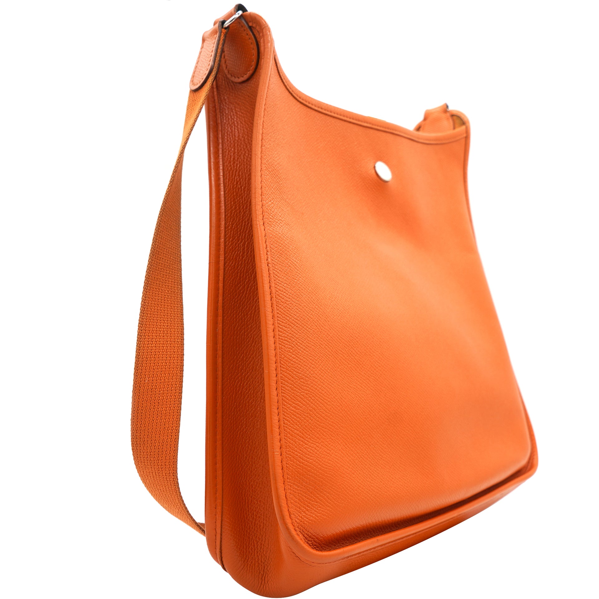 Hermes, Bags, Hermes Vespa Gold Orange Leather