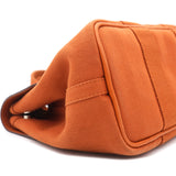 Valparaiso PM Orange Leather Canvas Tote Hand Bag