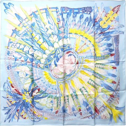 “Dans Pacifique” Silk Scarf 90