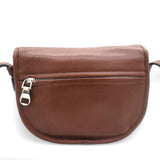 Heritage Shoulder Bag Leather Brown Ladies