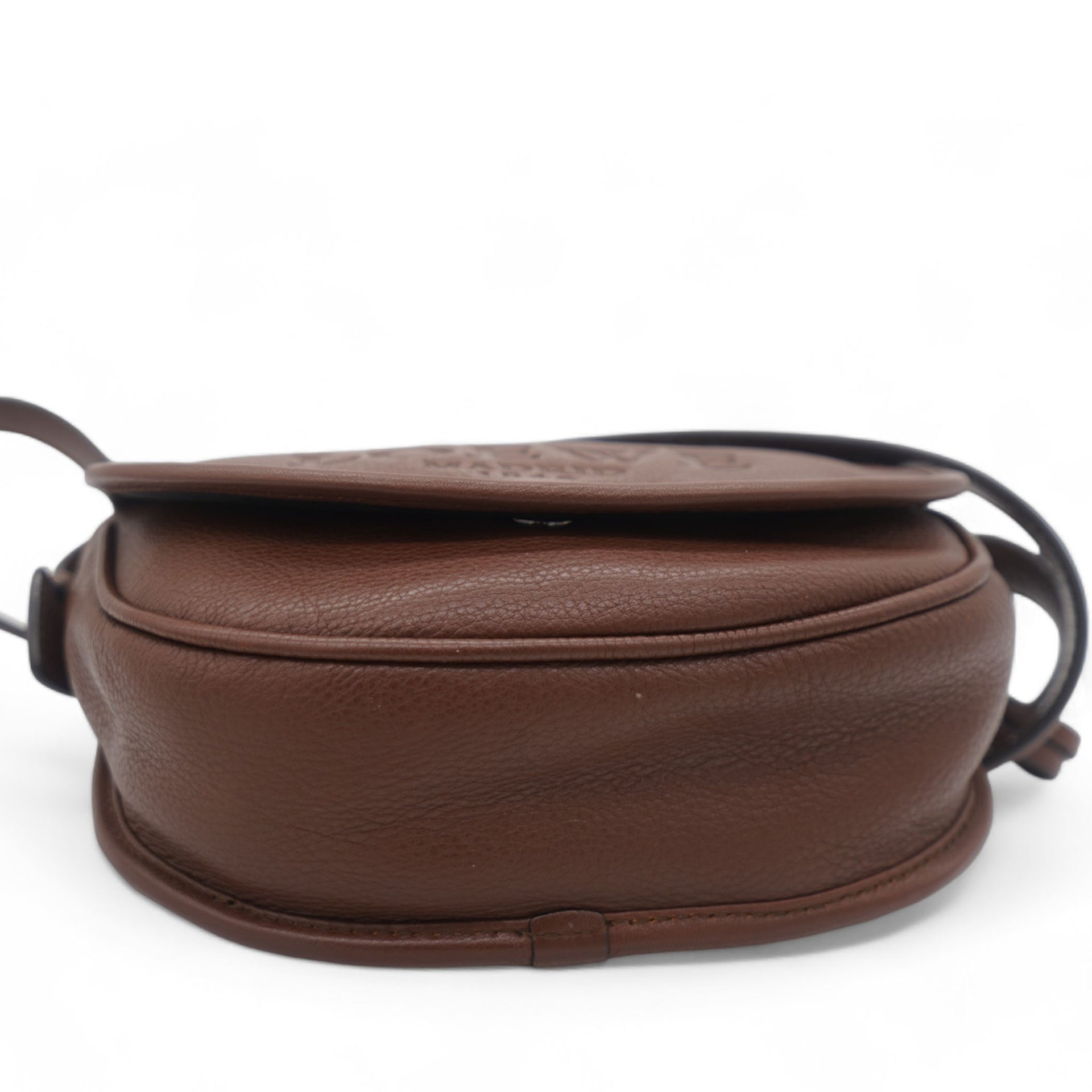 Heritage Shoulder Bag Leather Brown Ladies