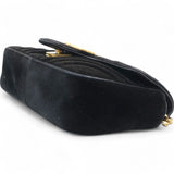 Velvet Matelasse Mini GG Marmont Shoulder Bag Black