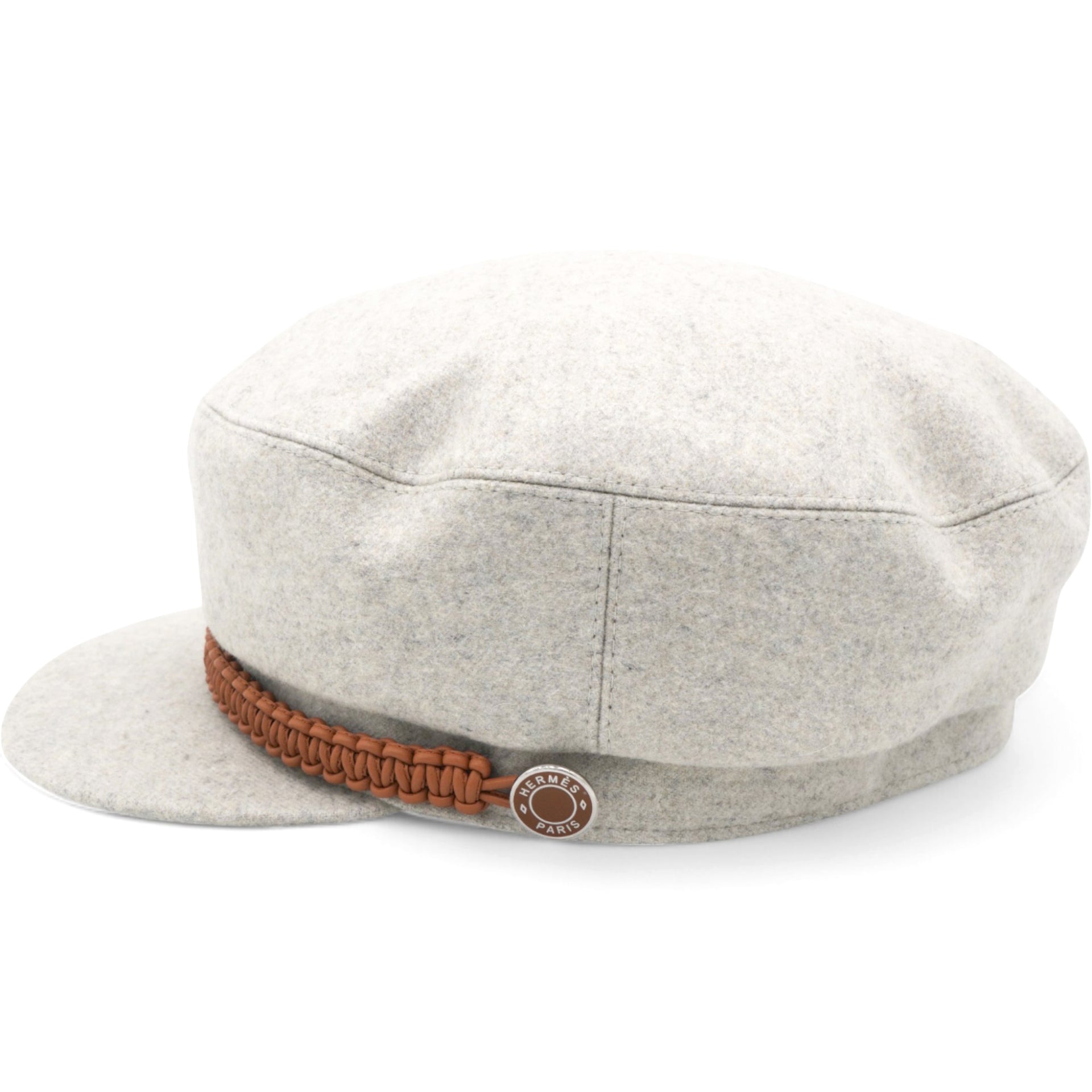 Cashmere Swift Womens Deauville Cap Gris Flanelle Gold Size58