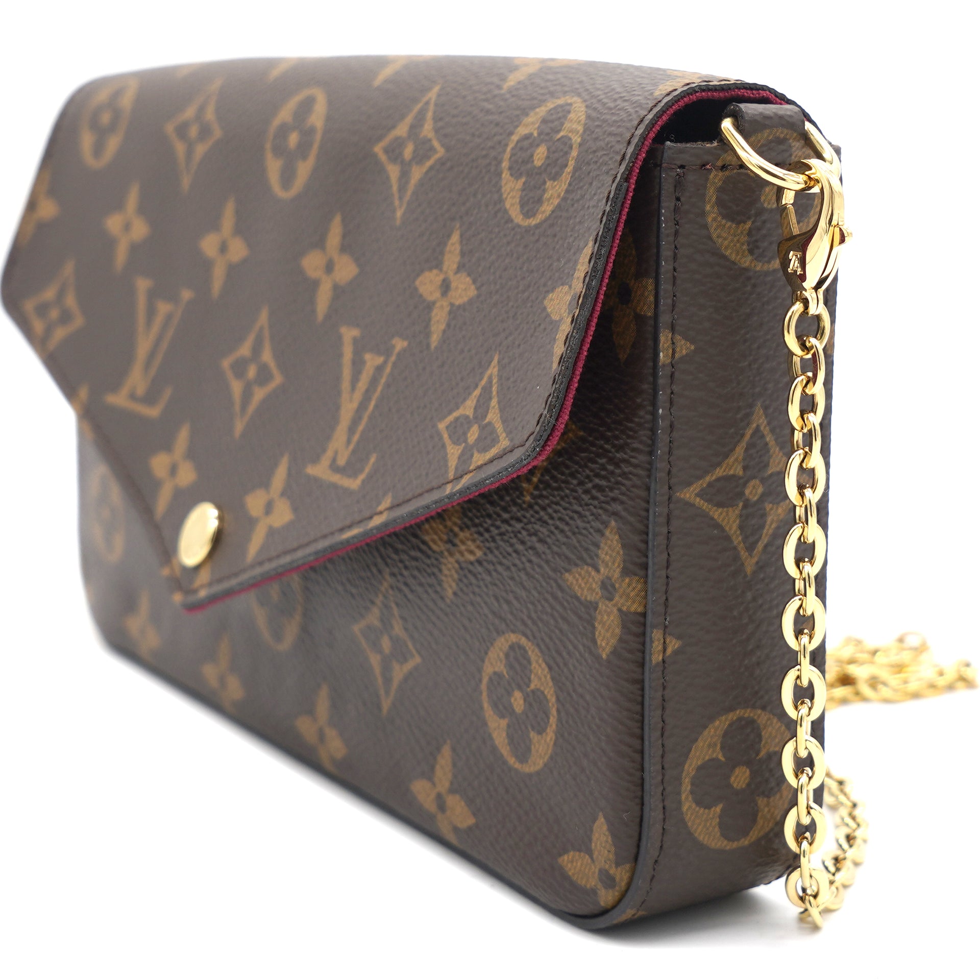 LOUIS VUITTON Pochette Felicie Chain Shoulder Bag N63032