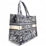 Canvas Embroidered Medium Dioriviera Toile De Jouy Book Tote