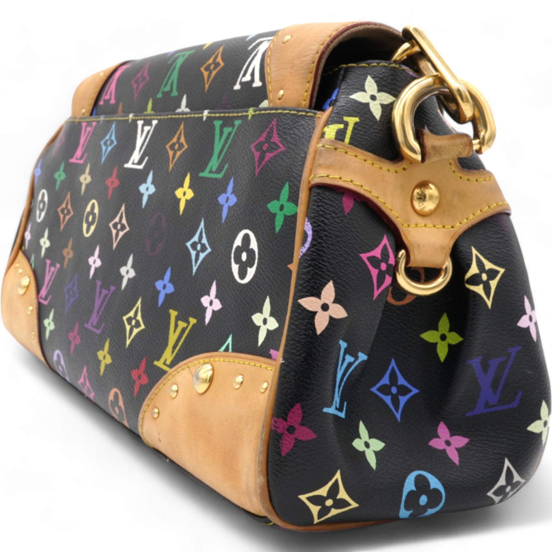 Monogram Multicolor Beverly MM Black