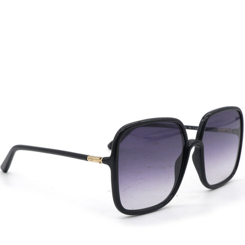 Black Dior Stellaire Square Tinted Glasses