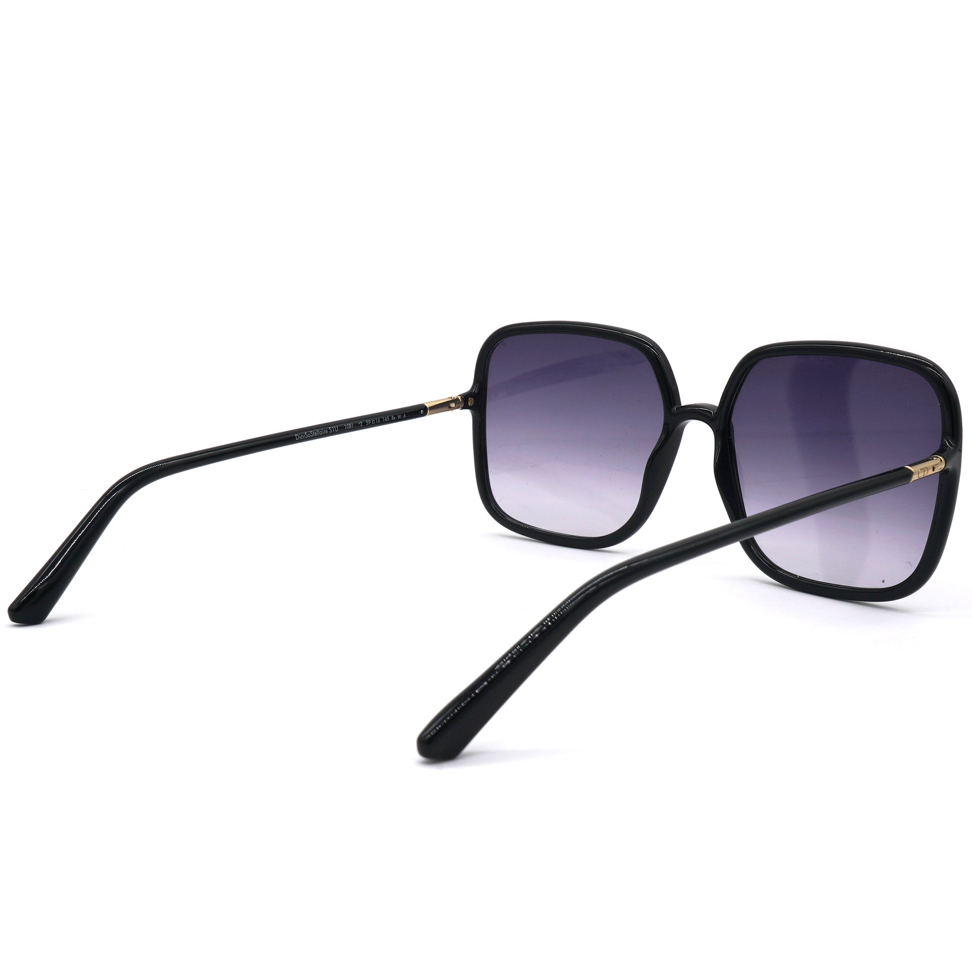 Black Dior Stellaire Square Tinted Glasses