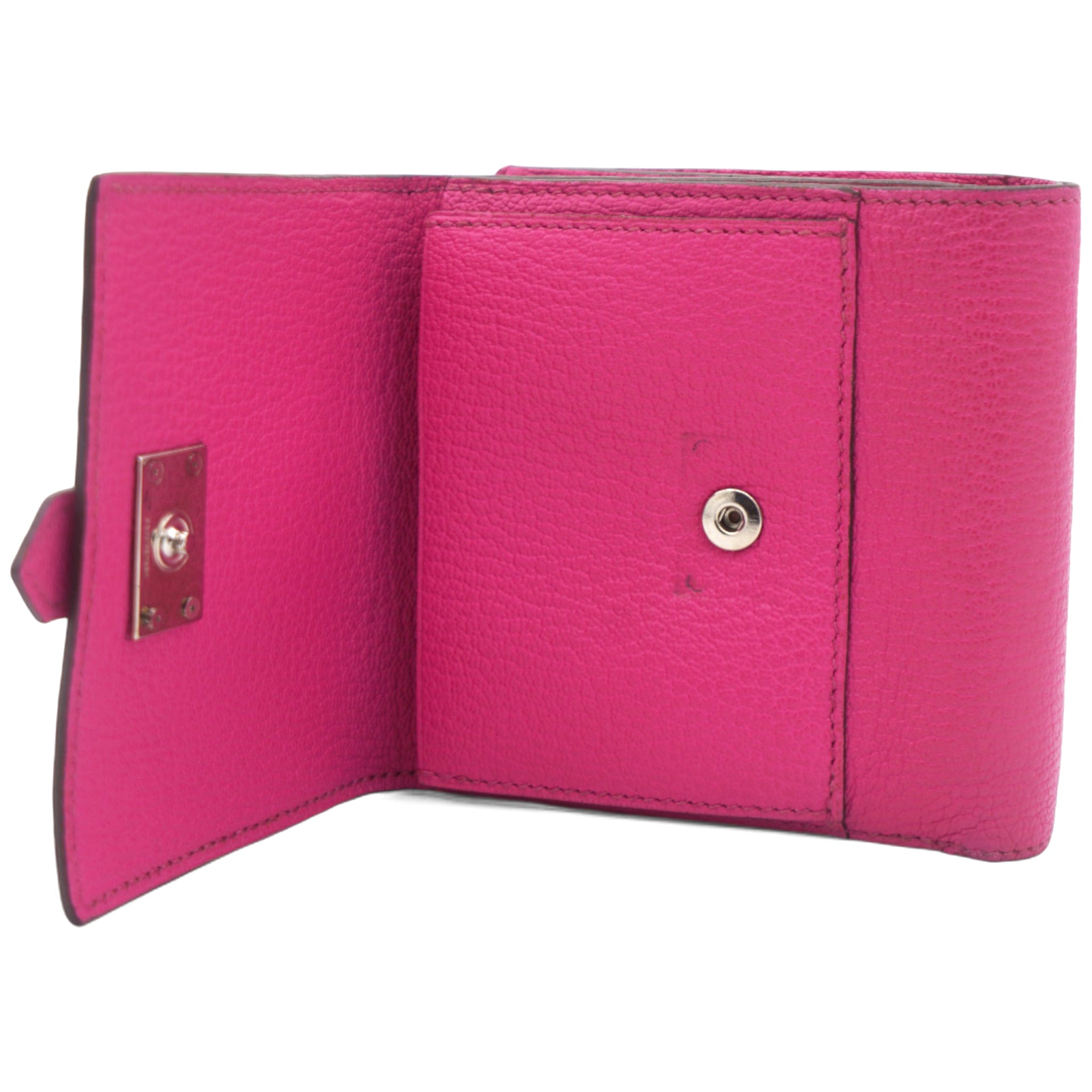 Bearn Compact wallet Epsom leather Rose purple