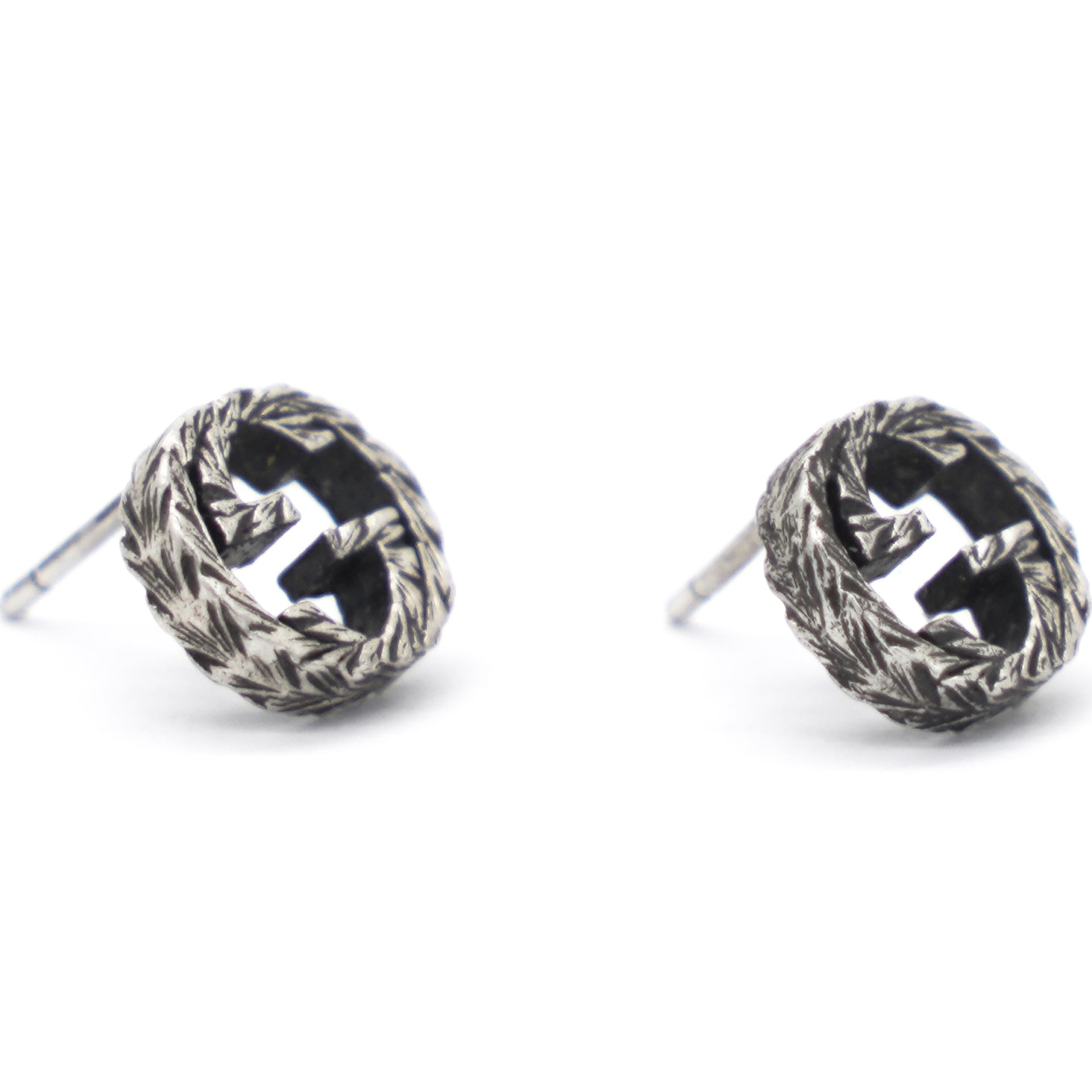 Gucci double deals g stud earrings