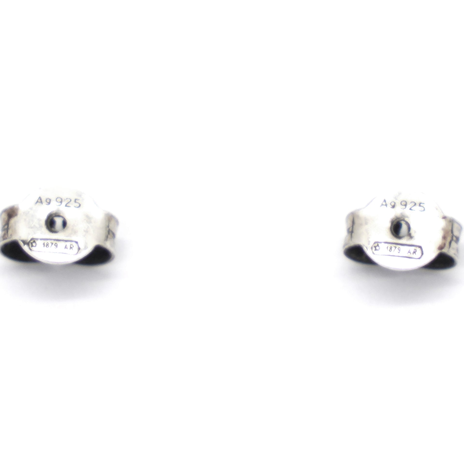 Double G Sterling Silver Stud Earrings