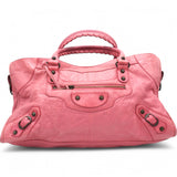 Agneau Arena Cagole City Handbag Pink