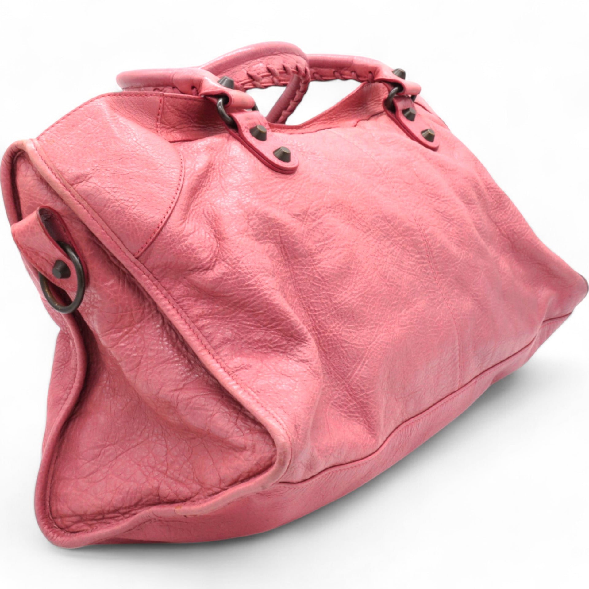 Agneau Arena Cagole City Handbag Pink